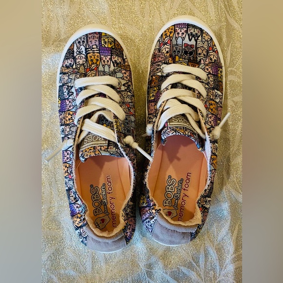 Skechers Women's BOBS Beach Bingo Kitty Cruiser Shoe size 7.5 - Picture 3 of 9